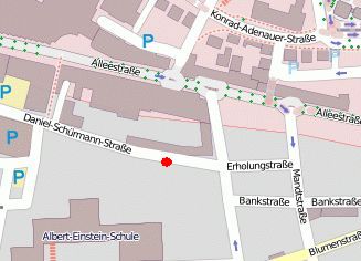 Position in OpenStreetMap